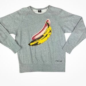 Uniqlo x Andy Warhol banana sweatshirt size extra small oversized